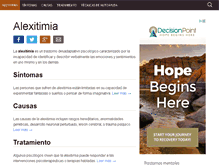 Tablet Screenshot of alexitimia.org